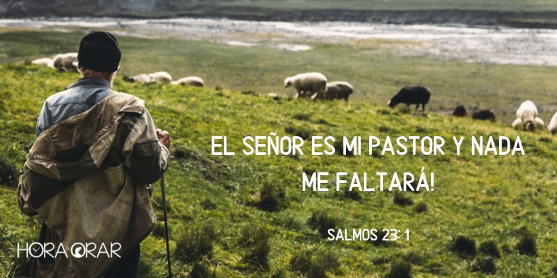 pastor apacentando ovejas en el campo Salmos 23:1