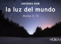 Ustedes son la luz del mundo. Mateo 5: 14