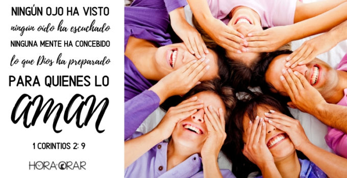 Personas acostadas en el piso con los ojos tapados con las manos. 1 Corintios 2: 9