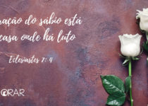 Duas rosas brancas sobre uma tumba. Eclesiastes 7: 4