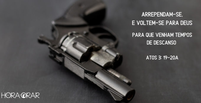 Um revolver. Atos 3: 1-9
