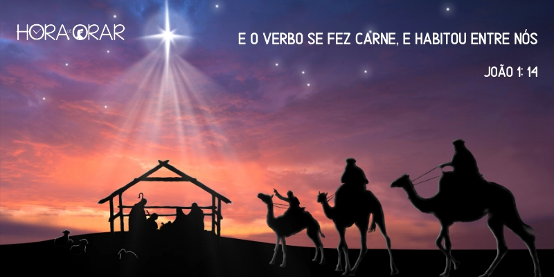 Jesus nasceu e os Reis magos se aproximam. João 1: 14