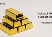 Seis barras de oro. Proverbios 16: 16