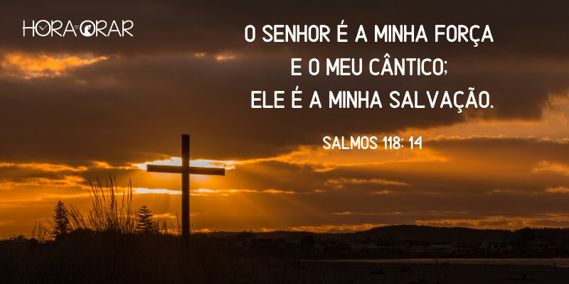 A Cruz e um belo entardecer. Salmos 118: 14