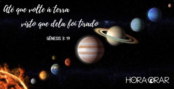 Planetas do sistema solar. Gênesis 3: 19