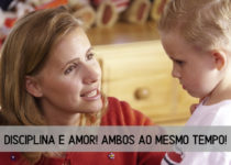 Mãe conversando com seu filho.