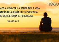 Hombre sentando pensando. Salmos 16: 11