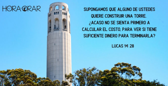 Una torre. Lucas 14: 28