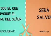 Papel cortado con tijera. Hechos 2: 21