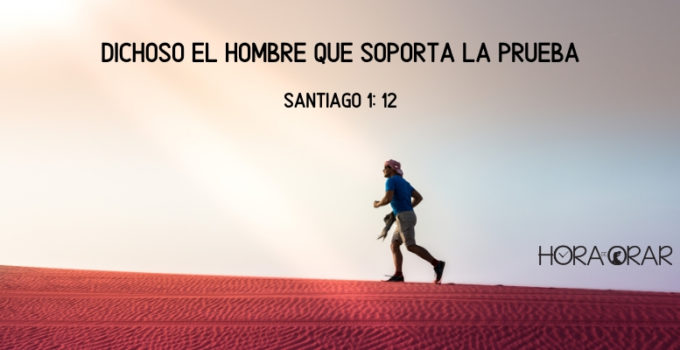 Hombre corre. Santiago 1: 12