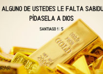 Barras de oro. Santiago 1: 5