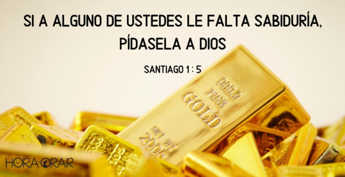 Barras de oro. Santiago 1: 5