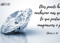 Un diamante. Efesios 3:20