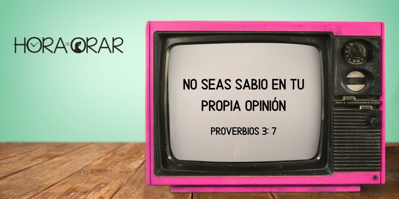 Una televisión vieja. Proverbios 3: 7