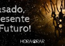 Pasado, presente y futuro. Un reloj.