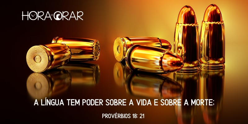 Balas de revolver. Provérbios 18:21