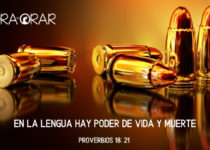 Balas de revolver. Proverbios 18:21