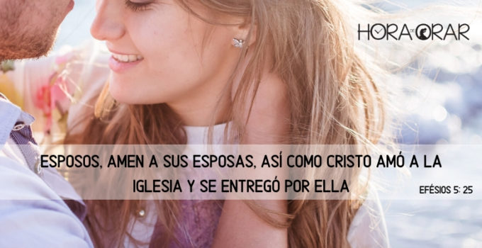 Una pareja amándose. Efesios 5: 25