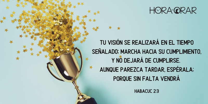 Un trofeo. Habacuc 2:3