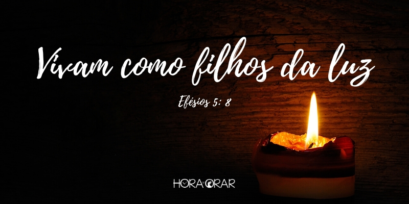 Uma vela. Efesios 5: 8