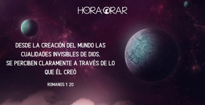 Planetas en el universo. Romanos 1:20