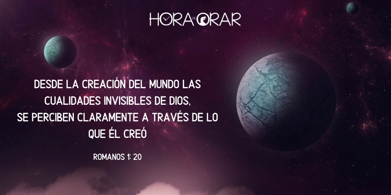 Planetas en el universo. Romanos 1:20