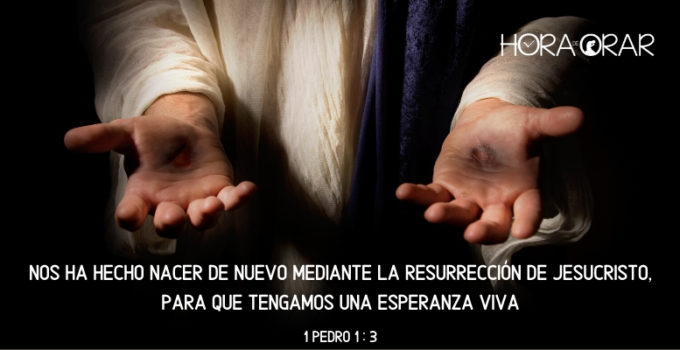 Las manos heridas de Cristo. 1 Pedro 1:3