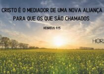 Por do sol. Hebreus 9: 15