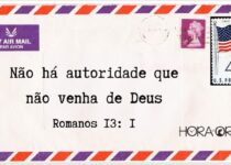 Envelope de carta. Romanos 13:1