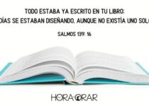 Un libro abierto. Salmos 139:16