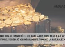 Un baul lleno de monedas de oro. Filipenses 2:6