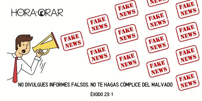 Un dibujo de un hombre divulgando Fake News. Exodo 23:1