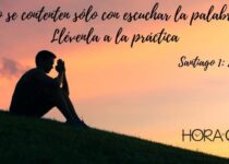 Joven orando. Santiago 1:22