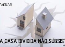 Uma casa dividida ao meio. Mateus 12:25