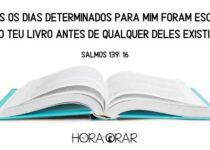 Um livro aberto. Salmos 139:16