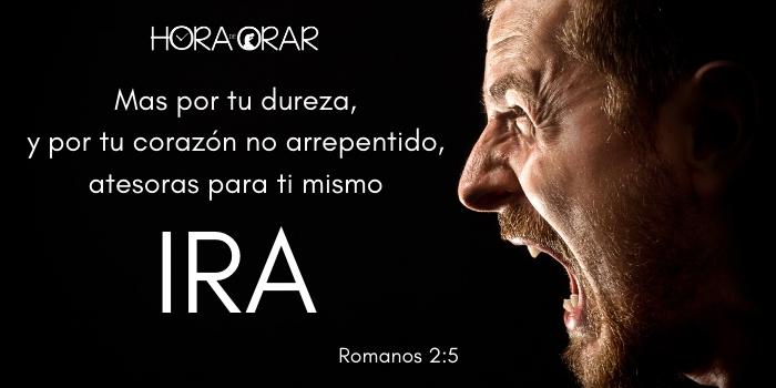 Un hombre grita. Romanos 2:5