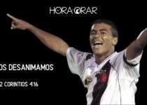 Romario celebra la remontada de Vasco sobre Palmeiras. 2 Corintios 4:16