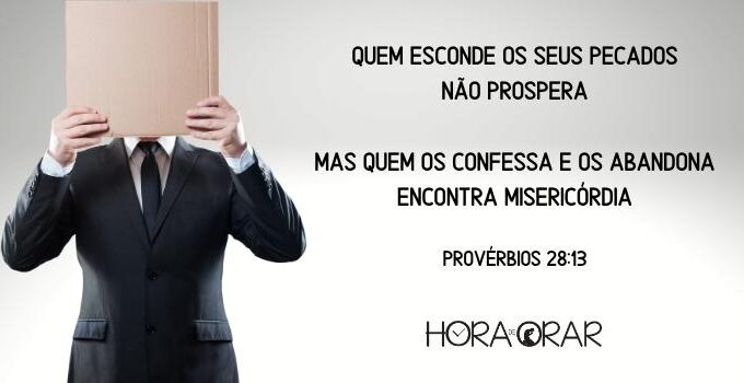 Um homem tapando-se o rosto, oculta algo. Proverbios 28:13