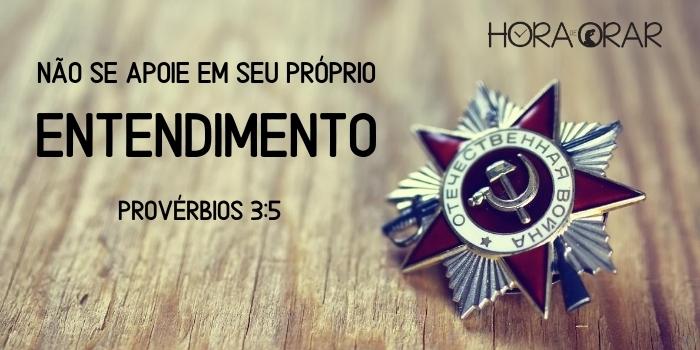 Medalha de condecoração russa. Provérbios 3:5