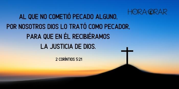 La cruz de Cristo. 2 Corintios 5:21