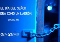 Un ladrón trata de entrar a la casa. 2 Pedro 3:10