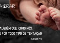 Os pés do menino Jesus. Hebreus 4:15