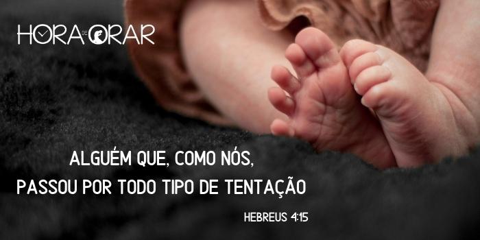 Os pés do menino Jesus. Hebreus 4:15