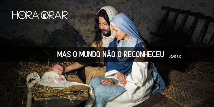 O nascimento do menino Jesus. João 1:10