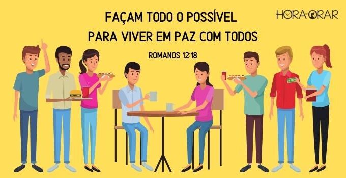 Amigos servindo-se uns aos outros. Romanos 12:18