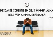 Um homem na sala de espera. Salmos 62:5