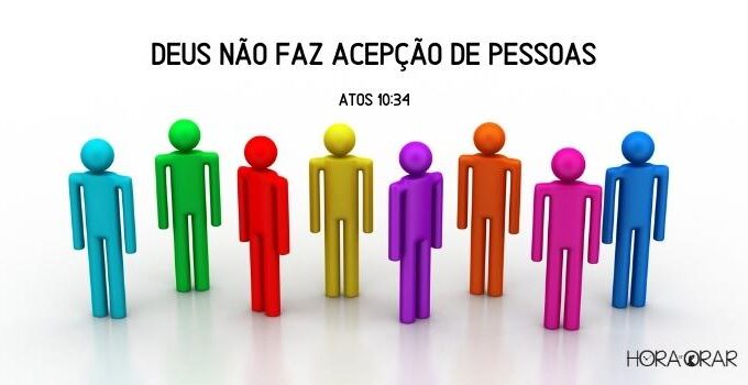 Bonecos de diferentes cores, representando a diversidade de pessoas. Atos 10:34