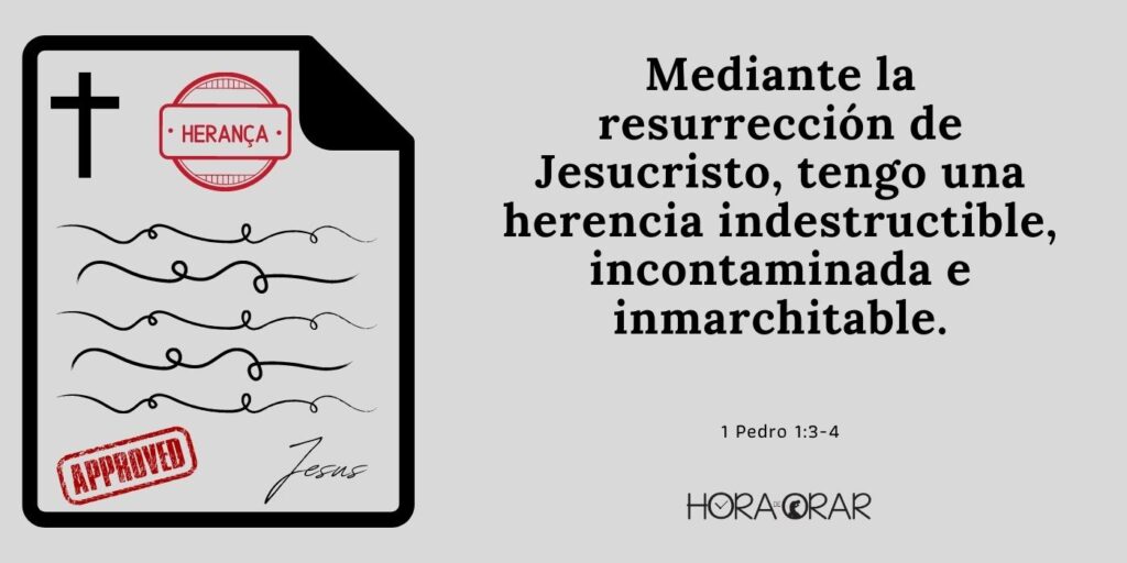 Diseño de un testamento de herencia con la firma de Jesus.