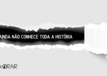 Uma folha sendo rasgada, deixando a mensagem a vista: você não conhece toda a história.