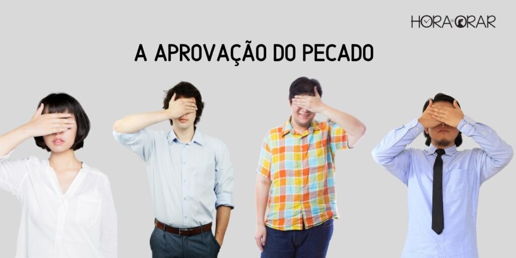 4 pessoas fechando os olhos, como quem faz "vista grossa"